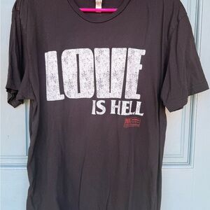 Ryan Adams "Love Is Hell" 2024 Tour T-Shirt Adult L Large Black Band Tee